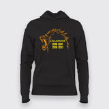 CHENNAI SUPER KINGS CHAMPIONS Cricket Lover Hoodie For Women Online India