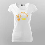 CHENNAI SUPER KINGS CHAMPIONS Cricket Lover T-Shirt For Women