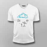 Cloud of Linux Servers Tech Guru T-Shirt