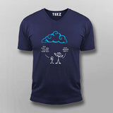 Cloud of Linux Servers Tech Guru T-Shirt