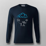 Cloud of Linux Servers Tech Guru T-Shirt