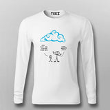 Cloud of Linux Servers Tech Guru T-Shirt