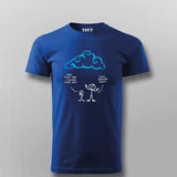 Cloud of Linux Servers Tech Guru T-Shirt