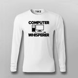 COMPUTER WISPERER Full Sleeve T-shirt For Men Online Teez