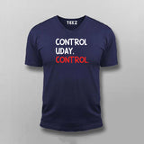 CONTROL UDAY CONTROL Funny Hindi T-shirt For Men