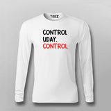 CONTROL UDAY CONTROL Funny Hindi T-shirt For Men