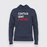 CONTROL UDAY CONTROL Funny Hindi T-Shirt For Women