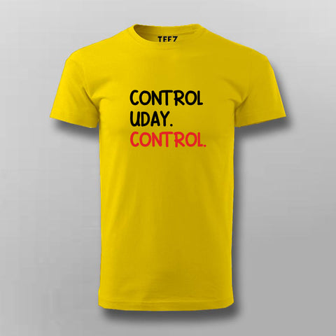 CONTROL UDAY CONTROL Hindi T-shirt For Men Online India