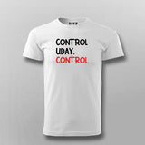 CONTROL UDAY CONTROL Funny Hindi T-shirt For Men