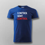 CONTROL UDAY CONTROL Funny Hindi T-shirt For Men