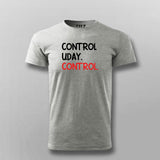 CONTROL UDAY CONTROL Funny Hindi T-shirt For Men