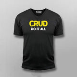 CRUD Create, read, update and delete Programmers V-neck T-shirt For Men Online India
