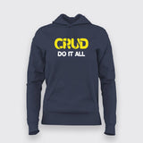 CRUD Create, read, update and delete Programmers Hoodies For Women