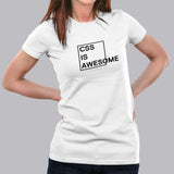 CSS Is Awesome Women's T-Shirt india