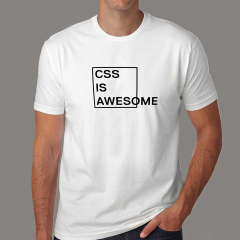 CSS Is Awesome Men's T-Shirt online india