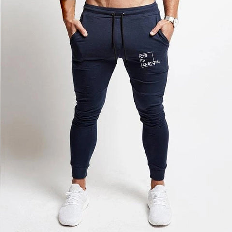 CSS Is Awesome Funny Geek Developer Printed Joggers For Men