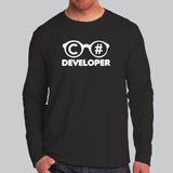 C#  C Sharp Developer T-Shirt For Men