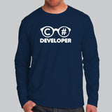 C#  C Sharp Developer T-Shirt For Men