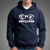 C#  C Sharp Developer Hoodies For Men