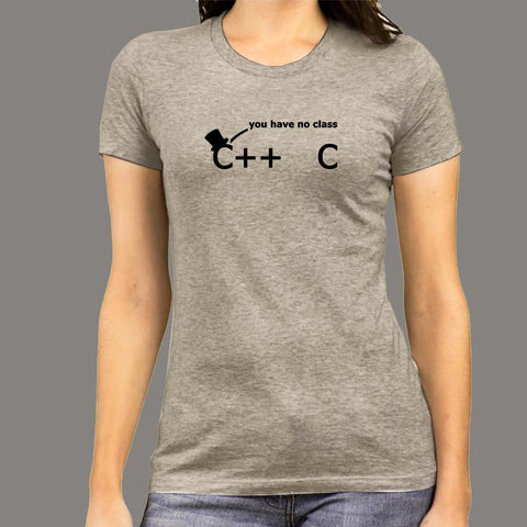 Computer Programmer Funny C++ Class Joke Women's T-shirt Online India