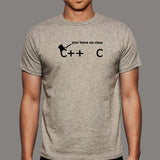 Computer Programmer Funny C++ Class Joke Men's T-shirt Online