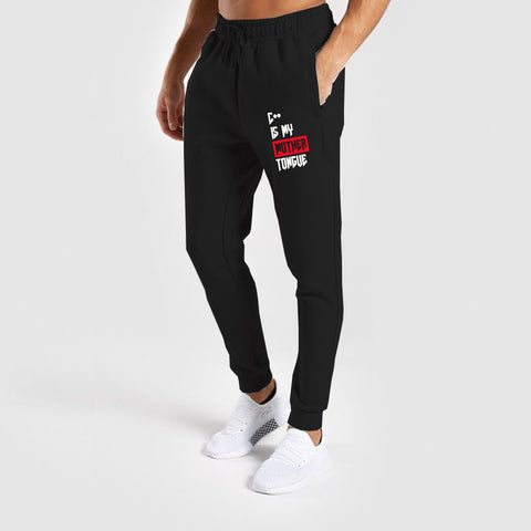 C++ Is My Mother Tongue Funny Programmer Printed Joggers For Men