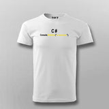 C# Console.writeline("Awesome") Funny Programmer T-shirt For Men Online Teez