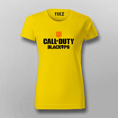 Call Of Duty Blackops Final T-Shirt For Women Online India