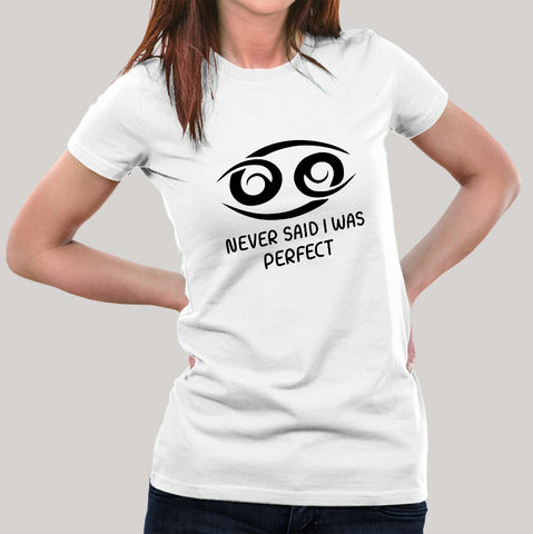 Cancer Zodiac Sign T-shirts For Women India