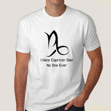 Capricon Zodiac Sign T-shirts For Men India