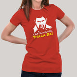 CSK-  Dhoni Captain Cool Women's T-shirt