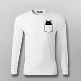 CAT IN POCKET T-shirt For Men
