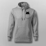 CAT IN POCKET Hoodies For Men