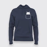 CAT IN POCKET T-Shirt For Women