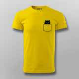 CAT IN POCKET T-shirt For Men Online India