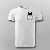 CAT IN POCKET T-shirt For Men