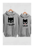 Batman and Catwomen Couple Hoodies