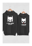 Batman and Catwomen Couple Hoodies Online India