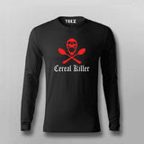 Cereal Killer Funny full Sleeve T-shirt For Men Online Teez