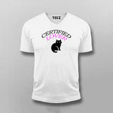 Certified CAT Lover T-shirt For Men