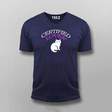 Certified CAT Lover T-shirt For Men