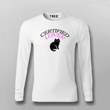Certified CAT Lover T-shirt For Men