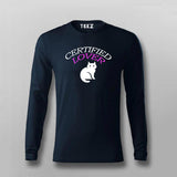 Certified CAT Lover T-shirt For Men
