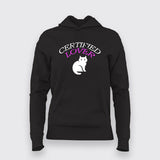 Certified CAT Lover Hoodies For Women Online india