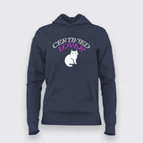 Certified CAT Lover Hoodies For Women