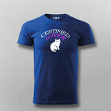 Certified CAT Lover T-shirt For Men