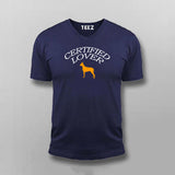 Certified DOG Lover T-shirt For Men
