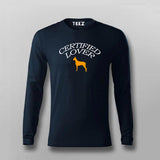 Certified DOG Lover T-shirt For Men