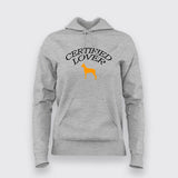 Certified DOG Lover Hoodies For Women