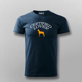 Certified DOG Lover T-shirt For Men